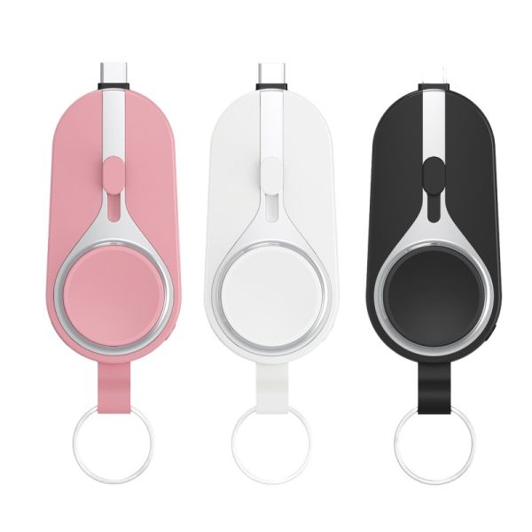 Mini Portable Charger 3000mah Emergency Keychain Powerbank Mobile Phone Key Chain Power Bank Wireless Charging