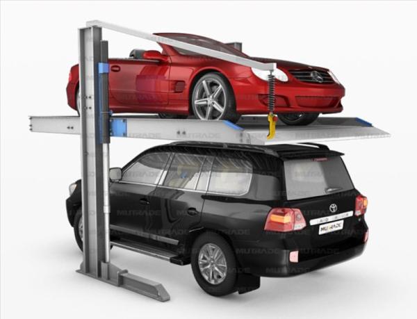 8 - 12m/min Sistema de estacionamento de dois andares de aço com soluções de estacionamento personalizadas