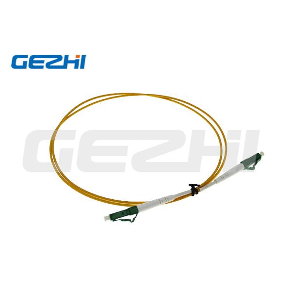LC/APC to LC/APC Simplex SM Fiber Patch Cord with Low Insertion Loss High Return Loss and LSZH Material for Telecommunication