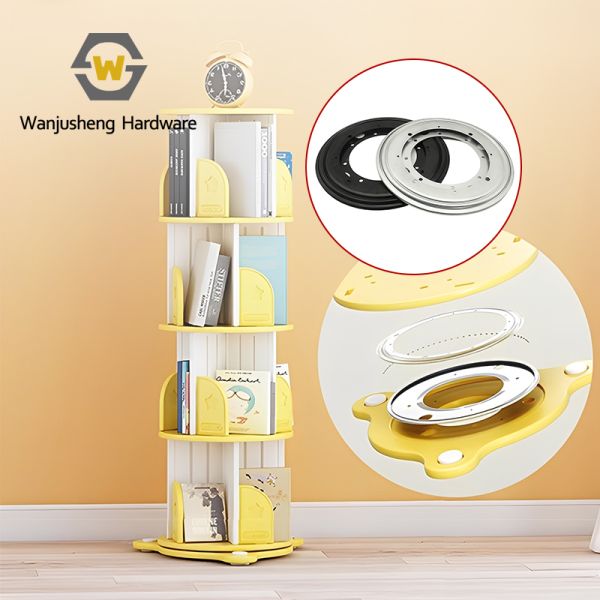 Round Galvanized Steel Sheet Turntable 360-Degree Ball Bearing Rotating Tabletop Mechanism Rotating Bearing Accessories