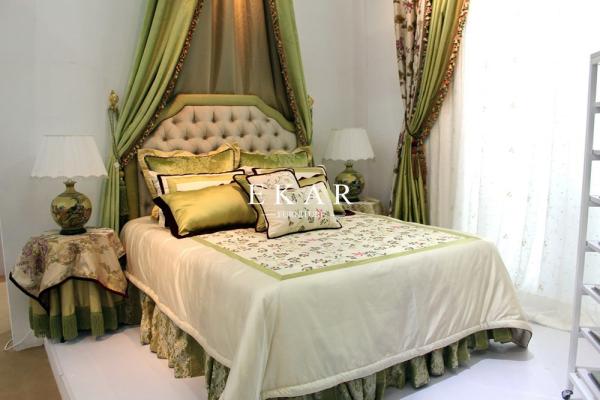 Fabric Upholstered Modern Design Furniture Wooden Divan Bed