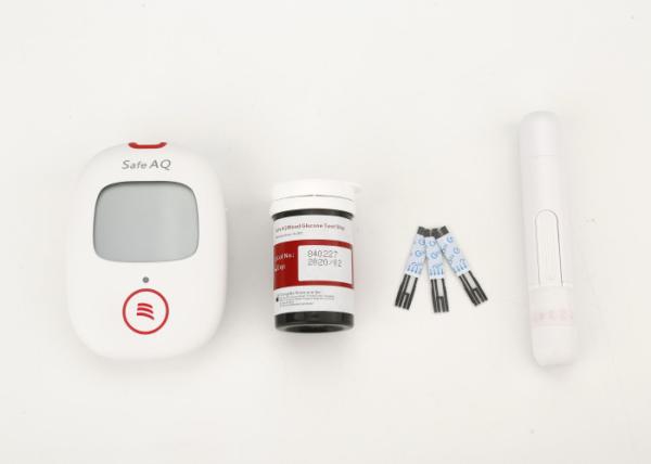 Safe AQ Voice reminder Durable Blood Glucose Meter Kit 7/14/28/60/90 Testing Result Press Feeling Design