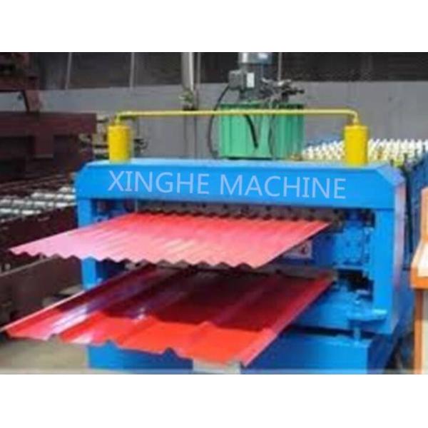Galvanized Metal Double Layer Roofing Sheet Roll Forming Machine / Roll Former Machinery