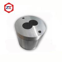 Vis et barils gonflants d'extrudeuse de machine de nourriture, diamètre de trou des pièces de rechange d'extrudeuse 55mm, haut résistant à l'usure