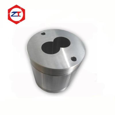 55mm Closed Round Germany Extruder Machine Plastic Twin Screw Barrel , Filament Extruder Machine Elements High Strength