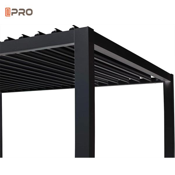 Custom Adjustable Aluminum Louvered Pergola Outdoor Gazebo
