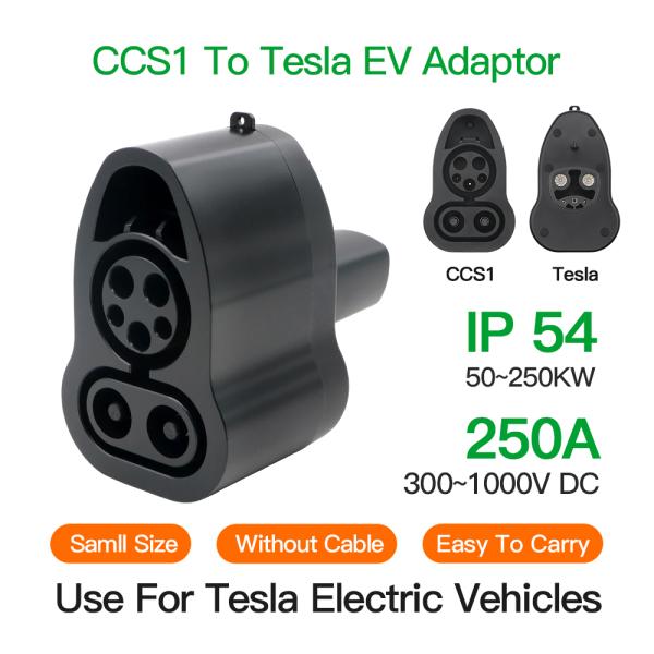 Custom CCS1 TO TESLA Adapter 250A DC Charger CCS1 TO TESLA Plug Adapter