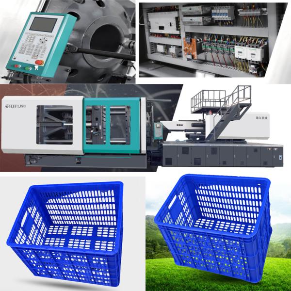 Машина инжекционного метода литья пластиковой корзины энергосберегающая вес 37 тонн