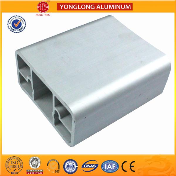 Anodic Oxidation Coated Furniture Aluminum Profiles Length Shape Customized