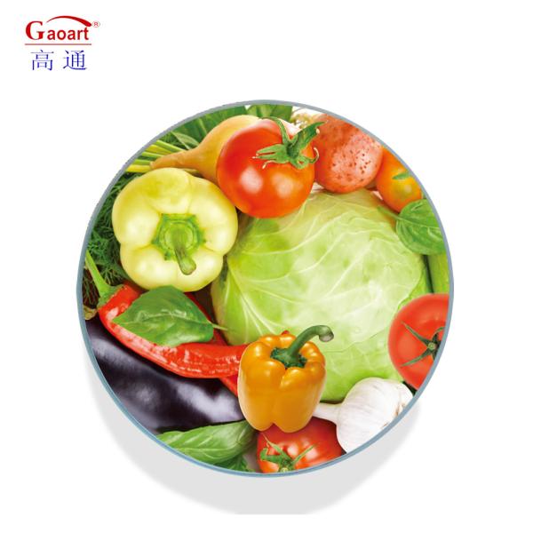 6mm Tempered Glass Square Round Cutting Board for Home and Kitchen Minimalist Design Style