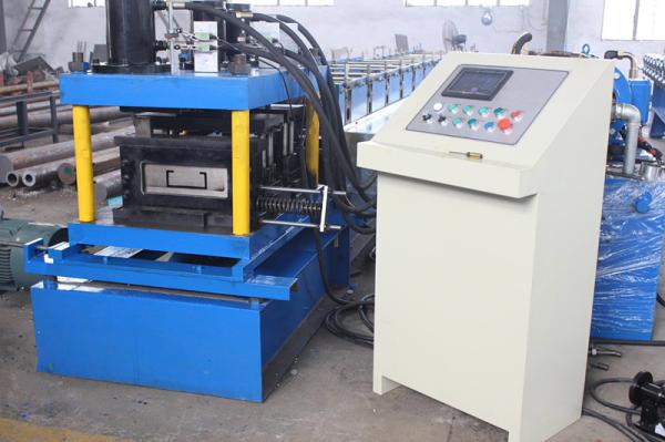 2-4mm Thickness Galvanized Steel  C Purlin Roll Forming Machine High Speed Durable Automatic
