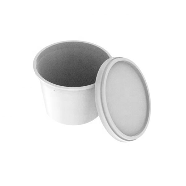 500 ml Copo de iogurte durável ecológico com parede fina e logotipo personalizável aprovado FSSC22000