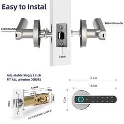 スマートフォン リモート アクセス TTLock デジタル ドアロック 1握り オープン ハンドルロック