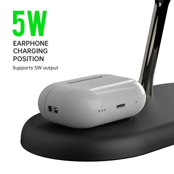 OEM/ODM T256 cargador rápido inalámbrico ABS cargador de teléfono cargador negro