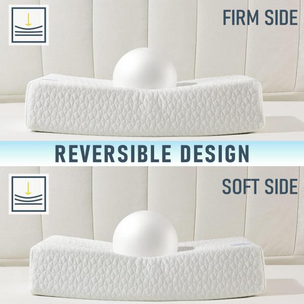 Anti-Static Memory Foam Side Sleeper Pillow Cooling Ice Cube Pillow for Nursing