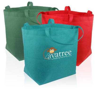 STRIPED GROCERY TOTE, paper boxes, paper packaging bags, stickers, notebooks, sticky notes, party decoration, greeting c