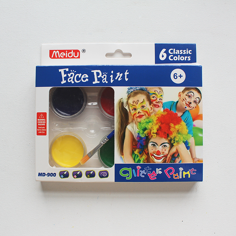 6 Colors Colourful Party Halloween Makeup Art Miracle Face & Body Paint