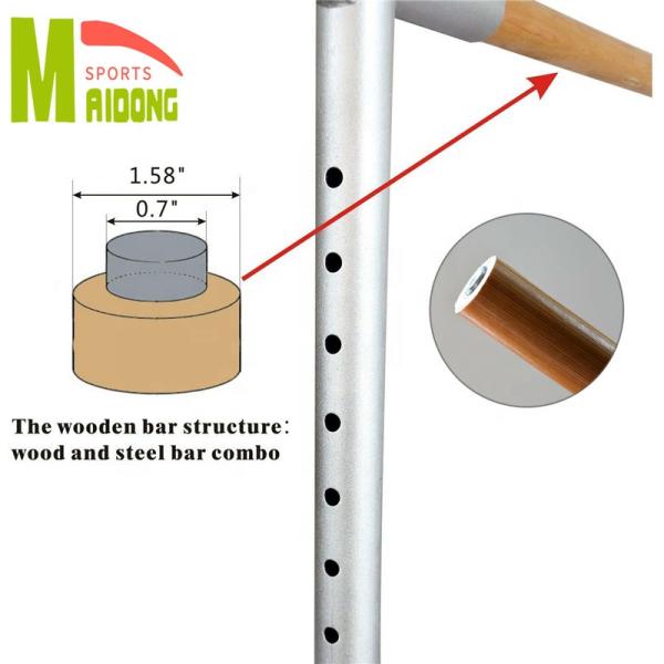 Customized Logo Spray Gymnastics Horizontal Bar For Outdoor Anti-Corrosion Steel
