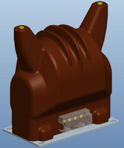 Single Phase Electronic Current Transformer For Air Isolation Switchgear JDZ12