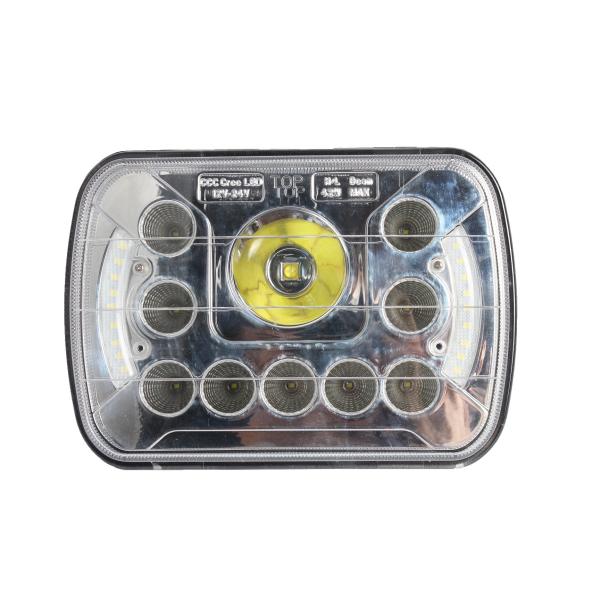 Clear 3800 lm IP68 LED Automotive Work Light High / low Cree And Angle Eye For 4 - Wheel Drive