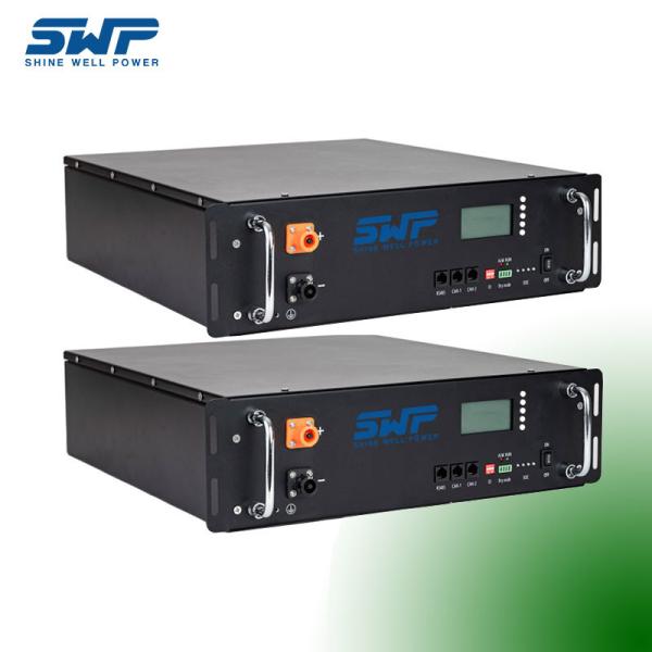 51.2V 60Ah Home Battery Energy Storage System Rack Mounted Split Design 120A Discharge Current