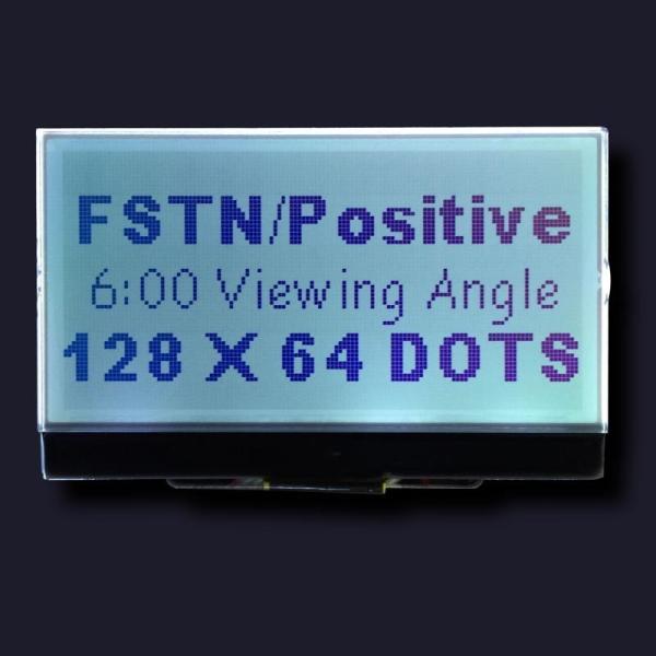 Hot Sales Blue Serial Spi Small 128X64 Graphic Cog/COB Blacklight LCD Display Module