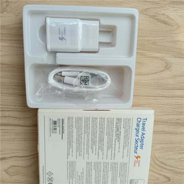  S6 Micro Usb Phone Wall Charger EU US Plug 9V 1.67A With 1.2m Cable