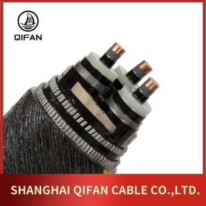 Cable électrique sous-marin blindé à trois cœurs 8.7/15kv