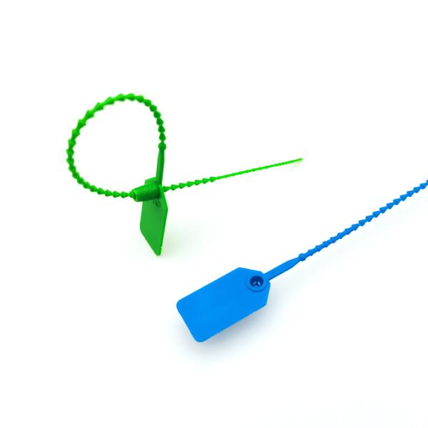 Self-locking Nylon Cable Tie Plastic Security Seal with 115 N Tensile Strength and Pull Tight Sealing for Fire Extinguisher