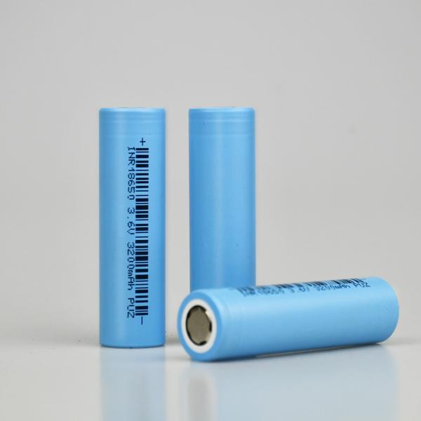 11.744Wh INR18650 3200mAh Lithium Cylindrical Battery Deep Cycle Cell
