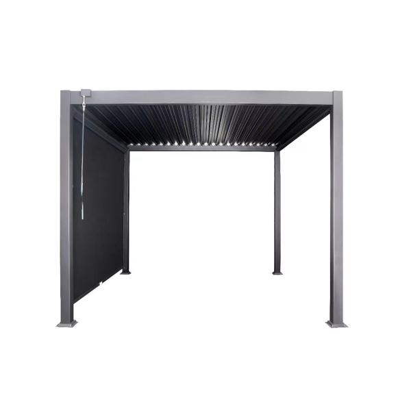 Aluminum Frame PERGOLA 3x4m Luxury Modern Outdoor Waterproof Roof Metal Garden Pergola