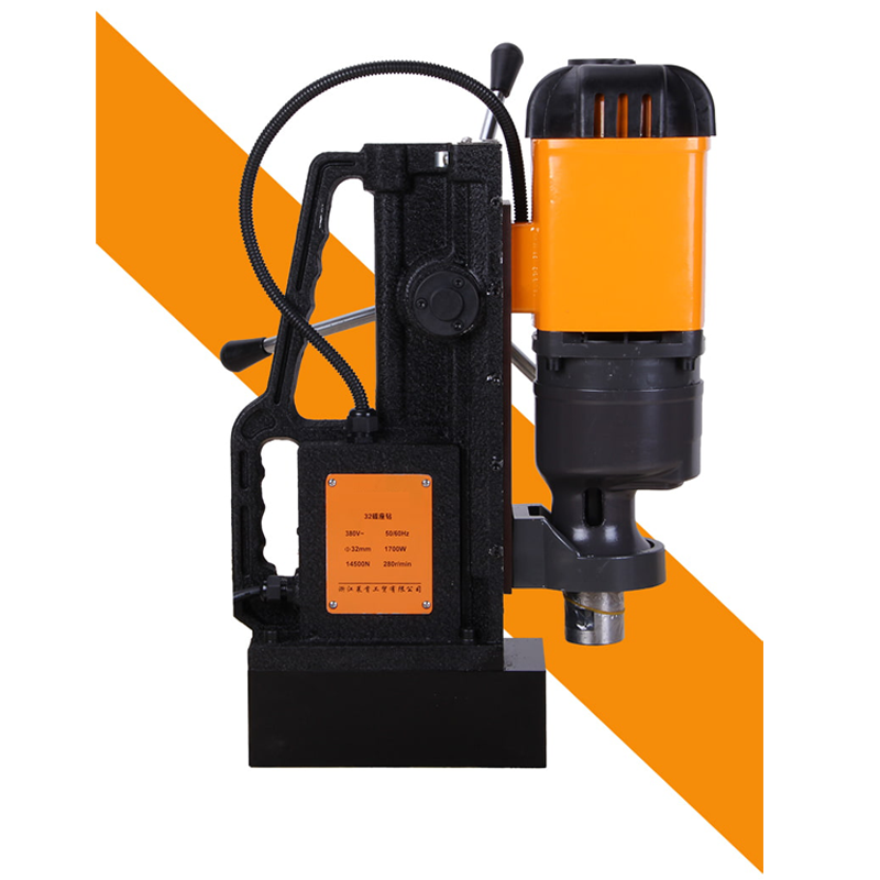 WII 32 Professional Grade High Power Electric Magnetic Drill with 14500N Magnetic Base Suction for Metal Construction Work