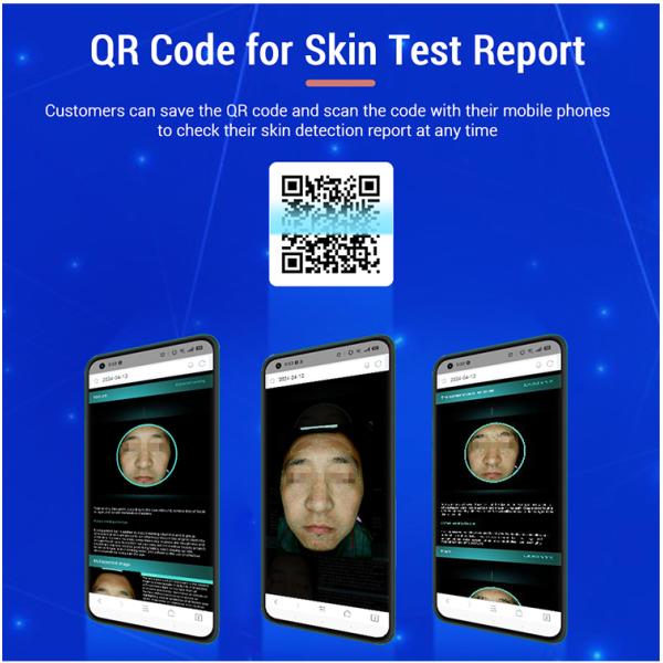 Upgrade Facial Care Skin Analyzer Face Detector 3D New Model Face Skin Analyzer Scanner Device Aesthetics in 17 Languages