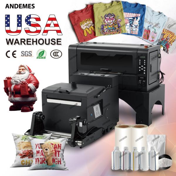 Label Printer A3 12inch Digital Transfer Film DTF Printer with Shaking Power Oven