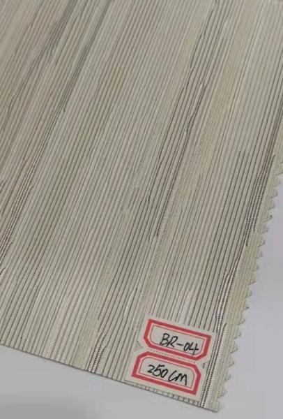 Plain fabric Jacquard Roman Blinds , Semi Opaque Roller Shades ISO9001