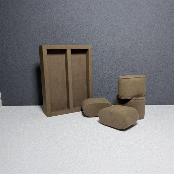 Coffee Color 12 Slot Microfiber Luxury Watch Display Jewelry Watch Organizer