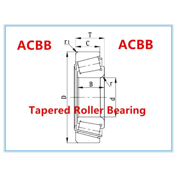 32017 P4 конический роликовый подшипник 2500-3000 оборотов в секунду