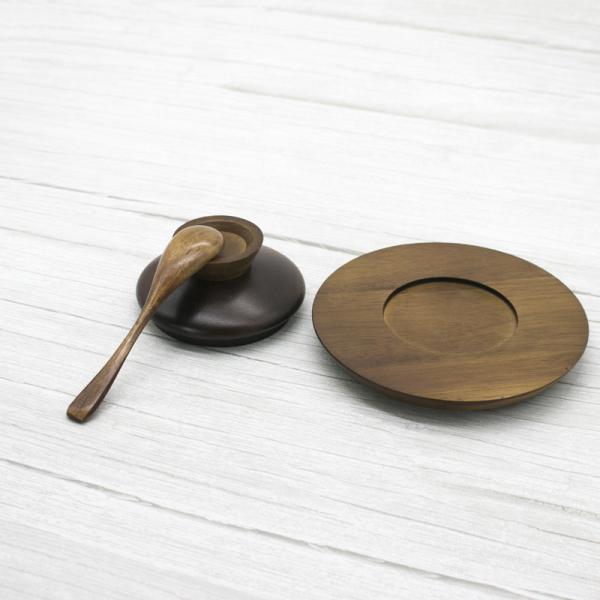 3.9 inch round bamboo Wooden Coasters for Drinks - Natural Acacia Wood Drink Coaster Set for Drinking Glasses