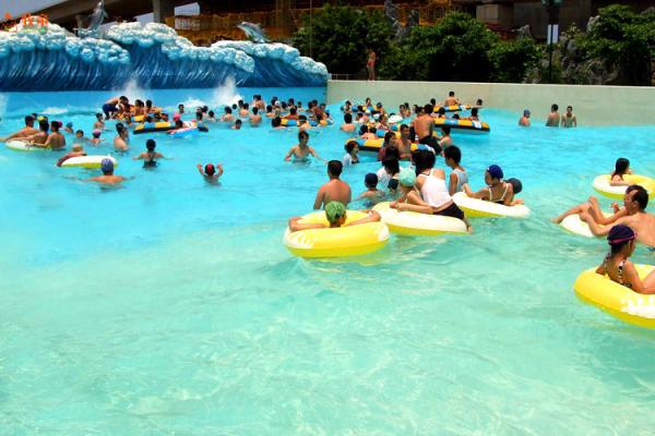 PLC Control Outdoor Big Water Amusement Park Wave Pool Equipment Blower Type