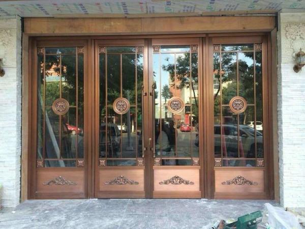 Custom Prehung Interior 60x80 automatic swing  Doors Victorian Style kfc door