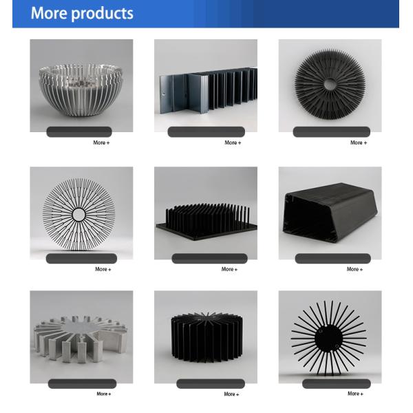 Red Anodized Aluminum Sunflower Radiator Led Cylindrical Heat Sink For Tracking Light