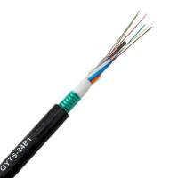 24 modes unitaires optiques extérieurs enterrés directs du câble GYTS de fibre de noyau