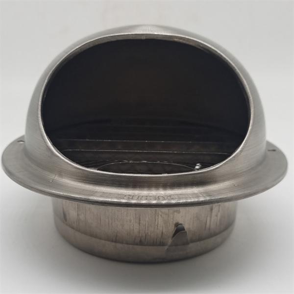A parede redonda de aço inoxidável da cozinha da tampa do tampão do respiradouro de ar de 10 polegadas esgota a tubulação impermeável do cogumelo da ventilação