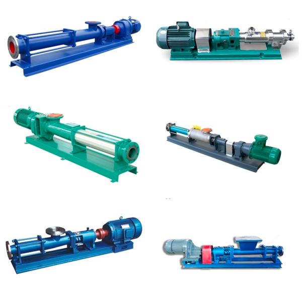 Horizontal Mono Screw Electric Slurry Pump , Positive Displacement Pumps G Series