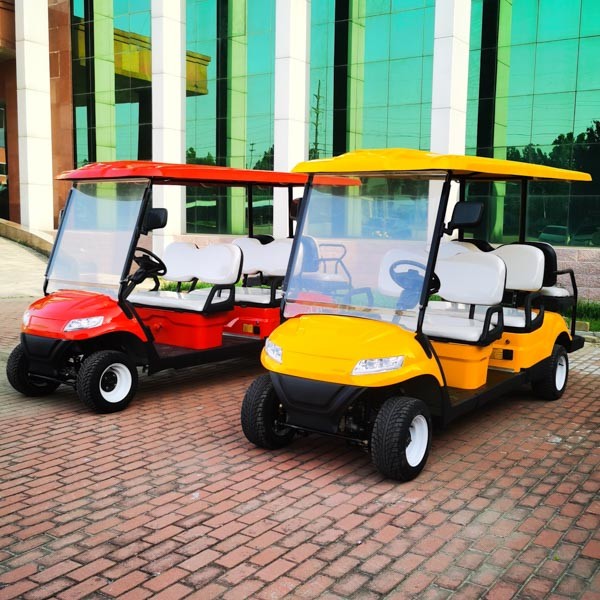 6-местная тележка для гольфа низкоскоростное транспортное средство с 4-колесным приводом