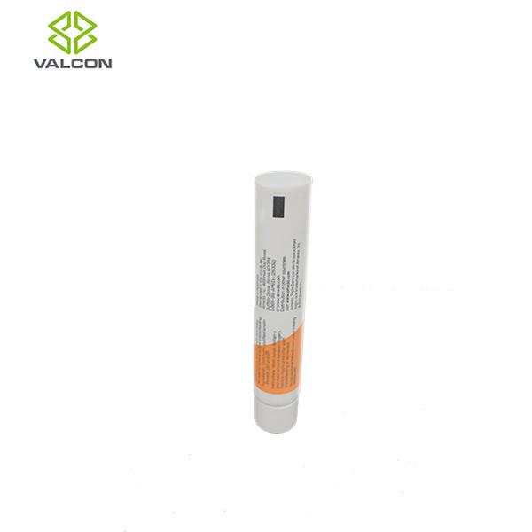 PP Empty Cosmetic Tubes ,  Glossy White Tube Packaging ISO Certification