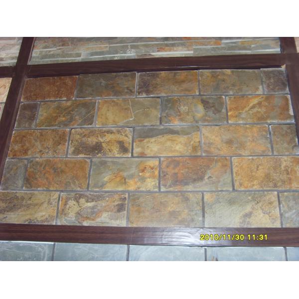 Culture stone natural slate sawn cut split China 30x30cm 40x25cm 60x25cm
