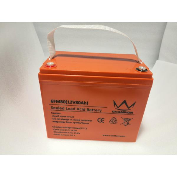 OEM 12v Deep Cycle Marine Battery , Flat Rechargeable Lithium Battery
