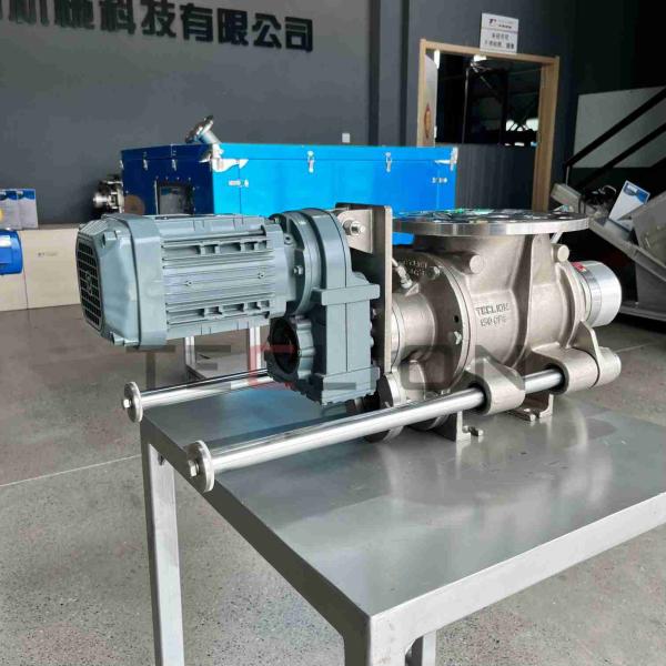 La válvula rotativa se utiliza para el transporte neumático, con un rotor desmontable y una estructura de tipo de limpieza