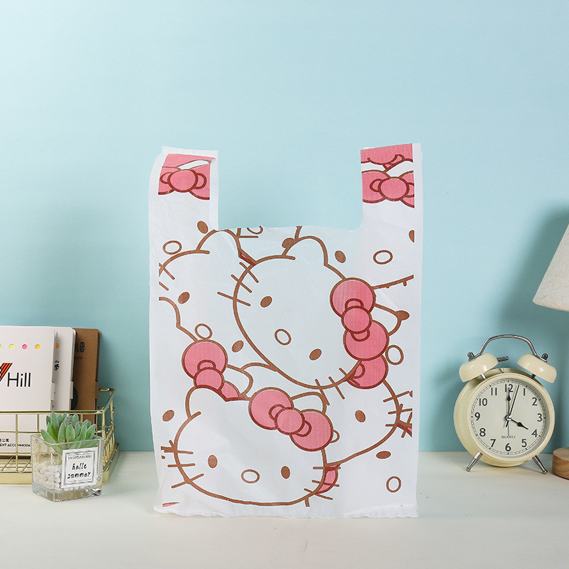 PE Plastic Vest Bags for Supermarket Shopping Package Size 32.00cm * 20.00cm * 10.00cm